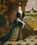 Simon Dequoy Portrait of Anne de Souvre oil painting